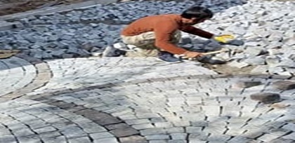 doğal taş yer döşeme ustası